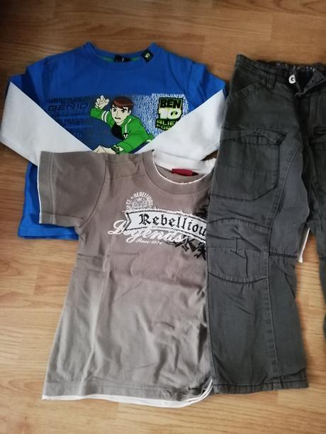 Balik oblecenia (nohavice, pulovre, tricka), 104–116