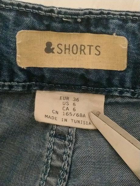 Dámske modré šortky, shorts, s, s