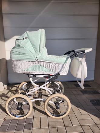 Retro kočík, baby fashion,baby fashion scarlett