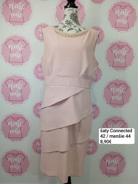 Jemné zdobené šaty, xl