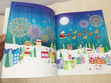 Stop here santa sticker book nwi18,