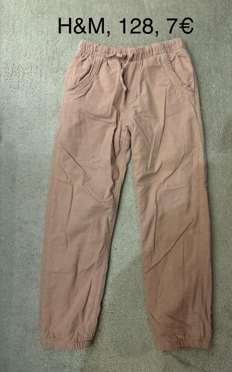 Podšité nohavice, h&m,128