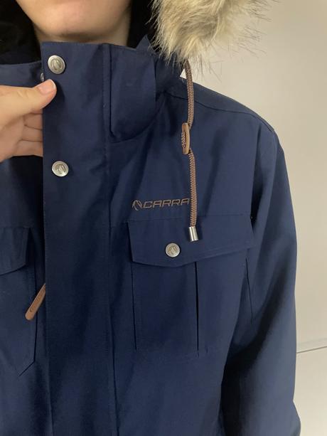 Pánska zimná bunda s kožušinou, l