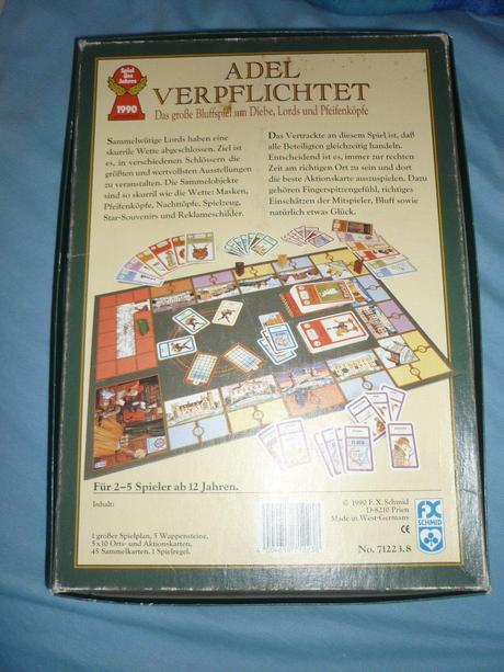 Hra adel verplichtet-české pravidlá,