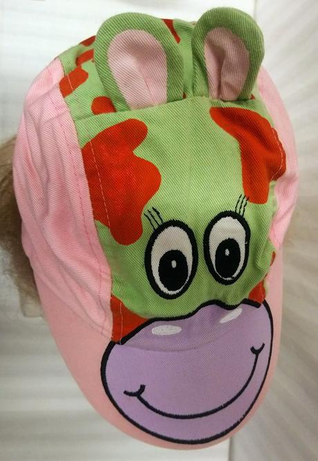 Dievčenská ružová šiltovka žirafa č. 504, 50 cm, 50