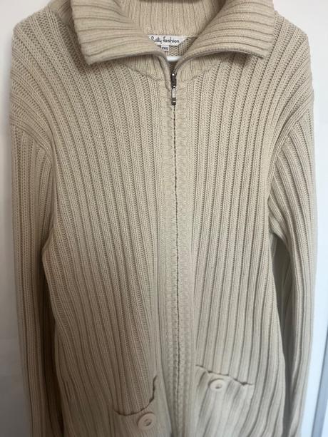 Dlhy sveter na zips, baty fashion,xxxl