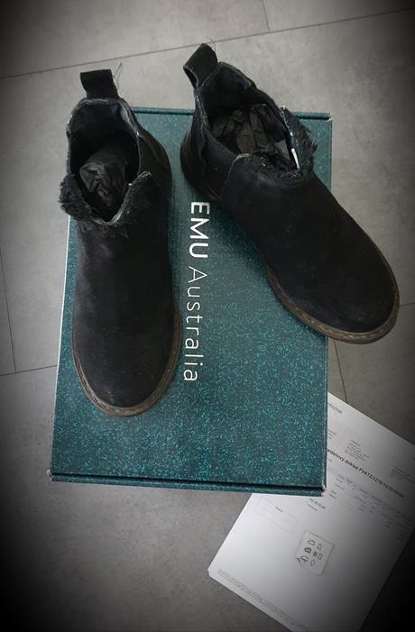 Dievčenské kožené chelsea, zn. emu australia, 32