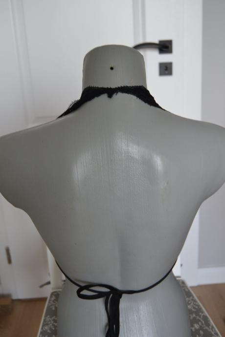 Čipkovaná bralett podprsenka, l