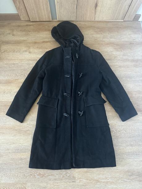 Flaušový kabát, c&a,xs