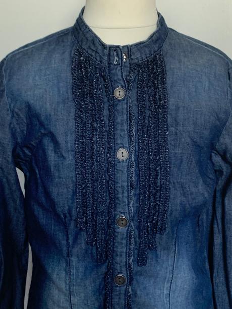 Liu jo dievčenská rifľov dievčenská rifľová košeľa, liu jo,146