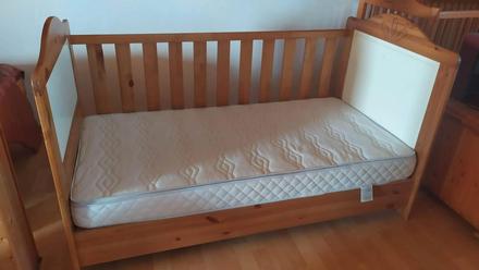 Postieľka z masívneho dreva 140x70, šírka (cm): 70,dĺžka (cm): 140