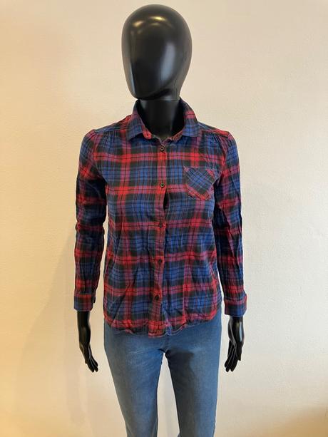 Dievčenská kockovaná košeľa h&m (152), h&m,152