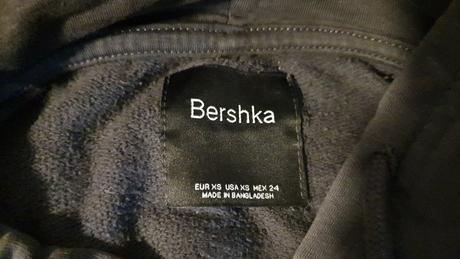 Kratka oversize mikina, bershka,xs