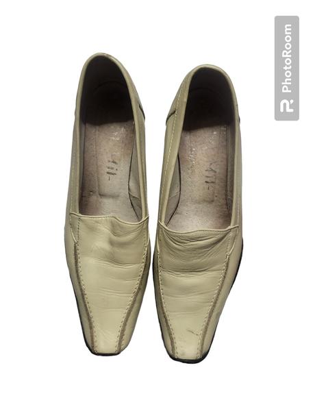 Dámske kožené topánky na platforme, 36