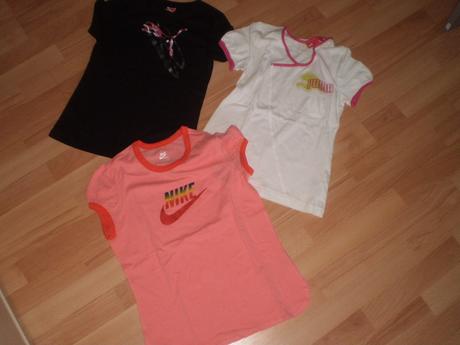2x značkové tričko cena spolu, puma,152