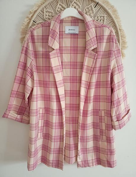 Karované sako stradivarius, stradivarius,m