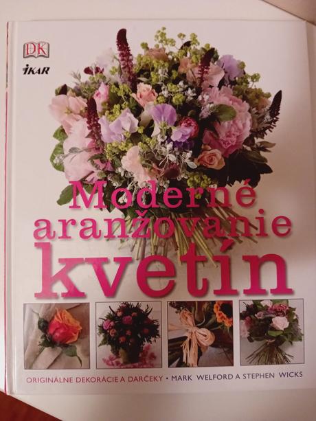 Kniha moderné aranžovanie kvetín, 
