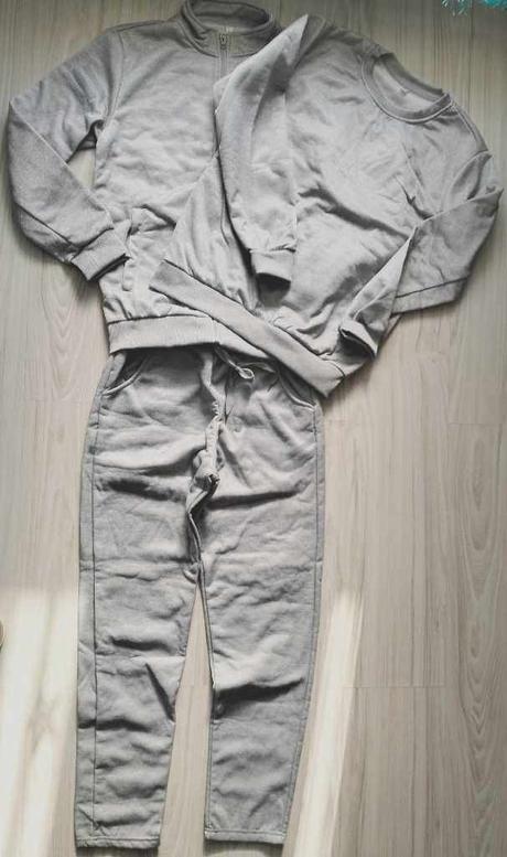 Súprava - trojkombinácia, svetlo sivá, v. l, 38 - xl