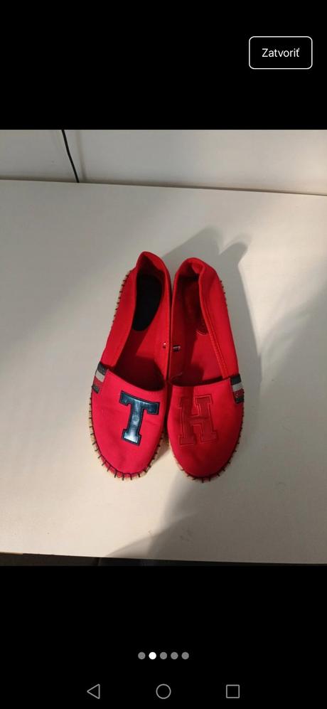 Dámske espadrilky th, tommy hilfiger,39