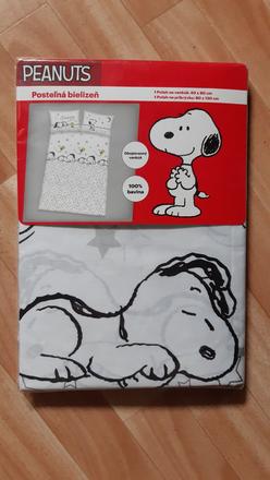 Snoopy posteľné prádlo, šírka (cm): 90,dĺžka (cm): 130