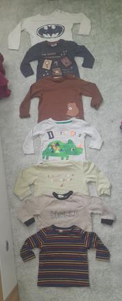 Tričká s dĺhym rukávom č. 74/80, 80