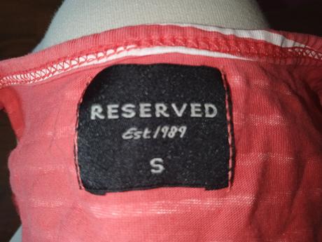 Reserved tielko, reserved,s