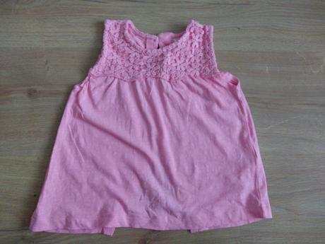 Tielko zara lososové s čipkou 104, zara,98