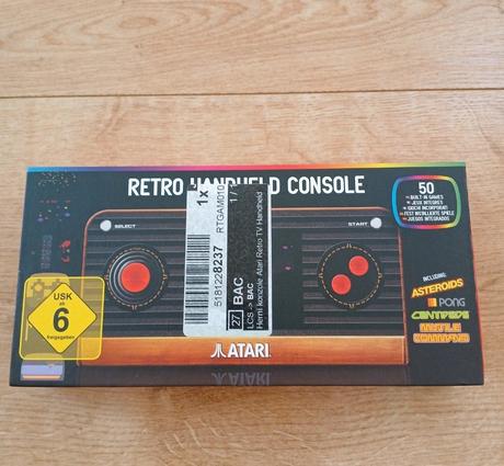 Atari retro handheld console,