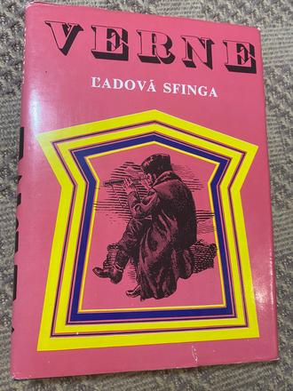 Stará krásna kniha jules verne ľadová sfinga 1976,