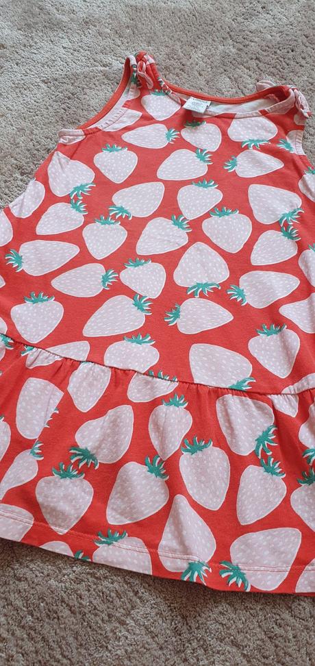 Lindex šaty s jahôdkami č. 98/104, lindex,98