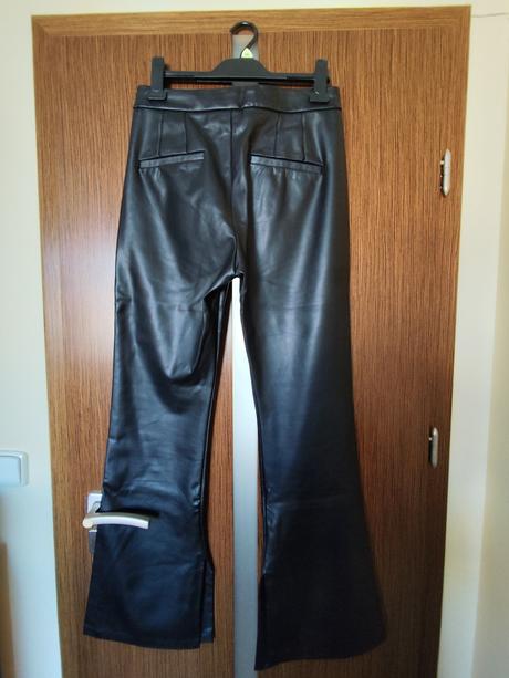 Koženkové nohavice zara veľ.m, veľmi dobrý stav, l, zara,m