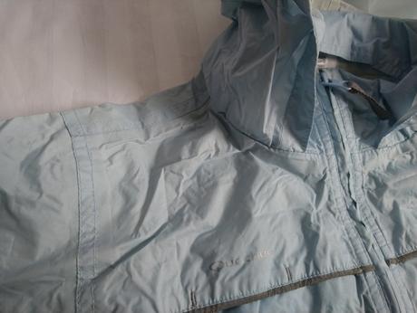 Svetlo modrá nepremokavá prechodná bunda decathlon, decathlon,116