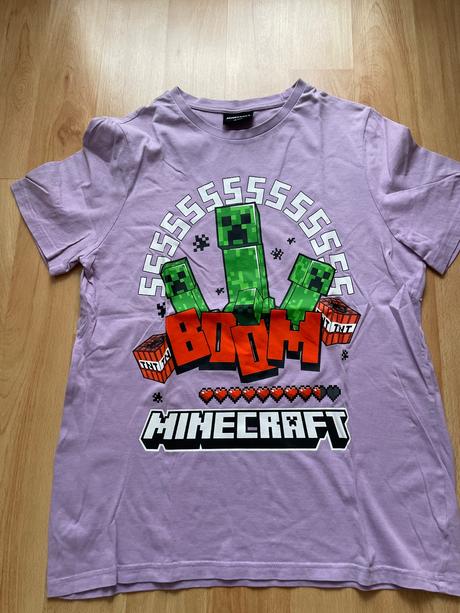 Tričko s krátkym rukávom minecraft, 164