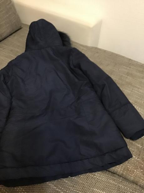 Zimná dlhá bunda s kapucňou, s