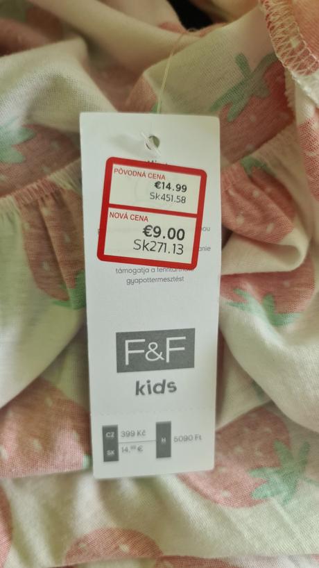 Dievčenské šaty, f&f,158
