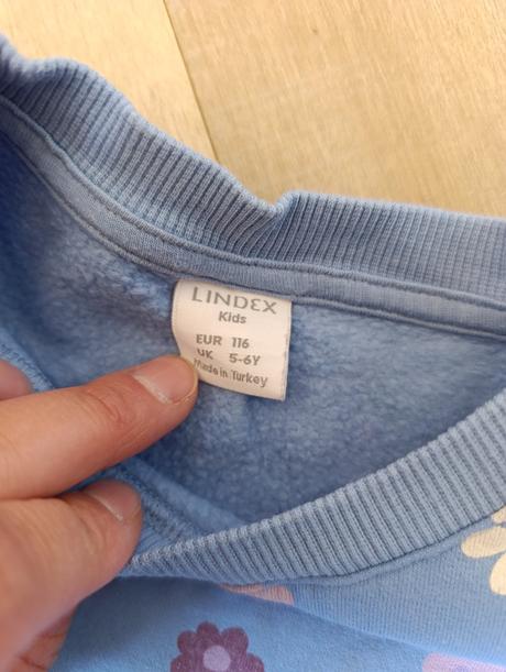 Lindex kvetinová mikina, lindex,116