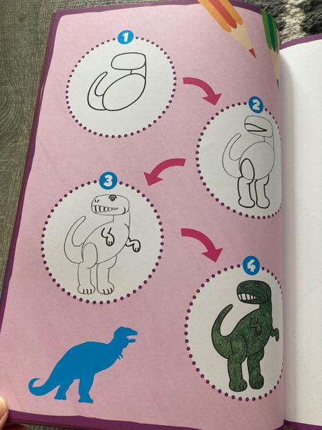 Dinosaury kreslenie ľahko a rýchlo,