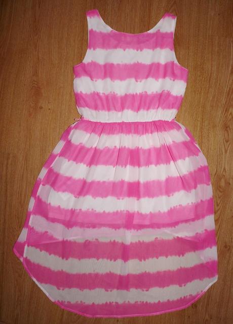 Ruzovo-biele, h&m,158