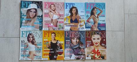 Časopis fit štýl - rok 2014 až 2023 - 1eur/1ks,