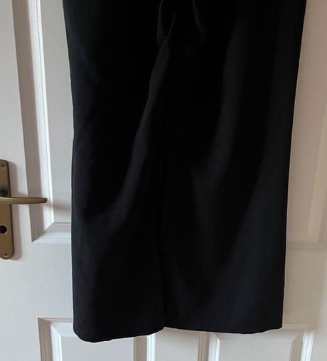 Čierne zvonové nohavice, l/40, l