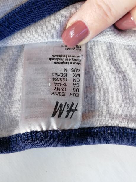 Pyžamo, h&m,158