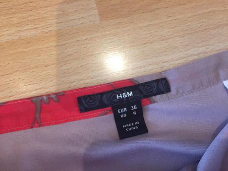 Kvetovana sukna, h&m,36