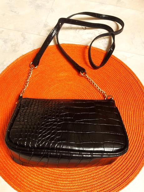 Crossbody kabelka s imitáciou hadieho vzoru, 