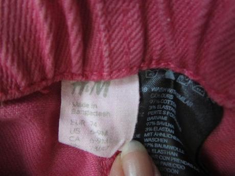 Rifľové nohavice, h&m,74