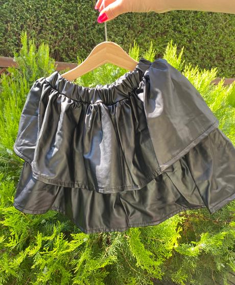 Detská koženková sukňa, 134