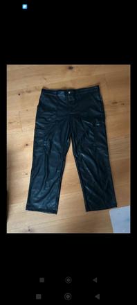 Kožené nohavice široký strih, ad style,48