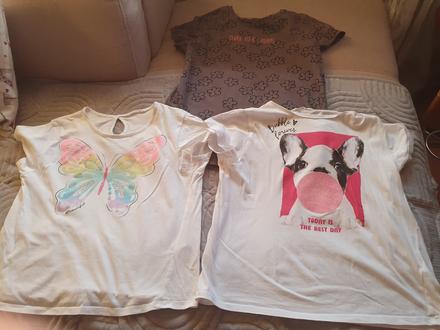 Predám 3 ks tričiek veľ. 158/164, 158