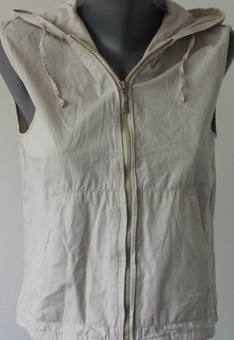 Selection béžová bavlnená vesta, s