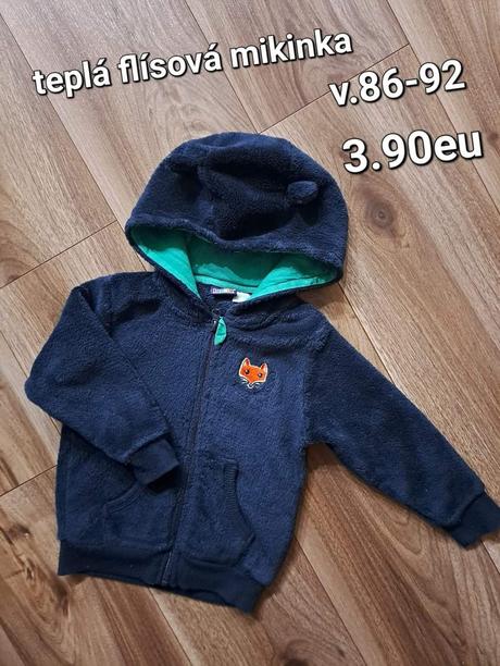 Flísová mikinka, 86