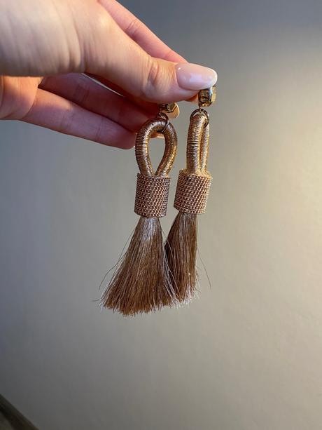 Dlhé náušnice, h&m